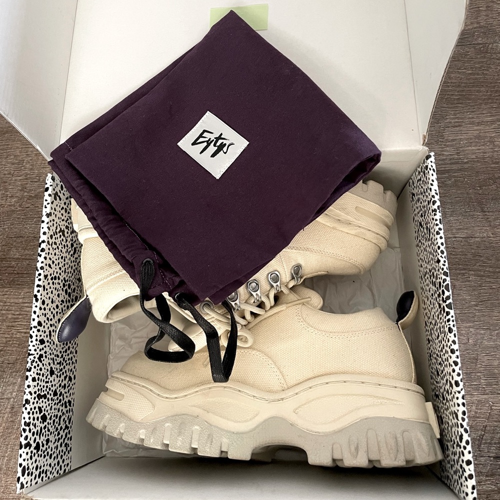 Eytys Angel Canvas Sneaker Ecru size 38(EU)